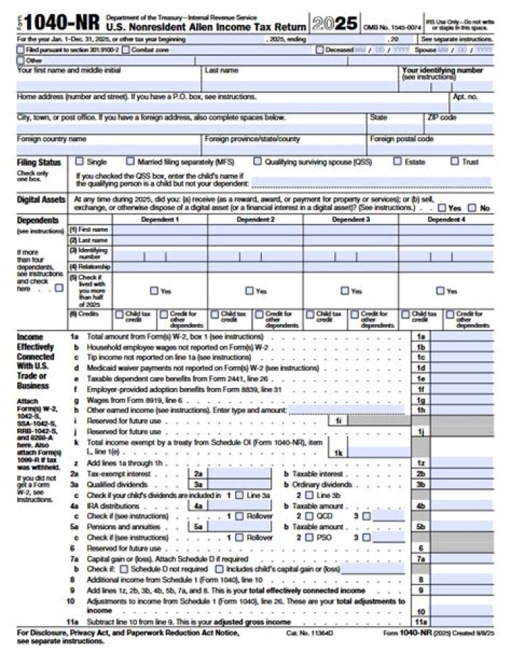 Can 1040NR EZ be e filed?
