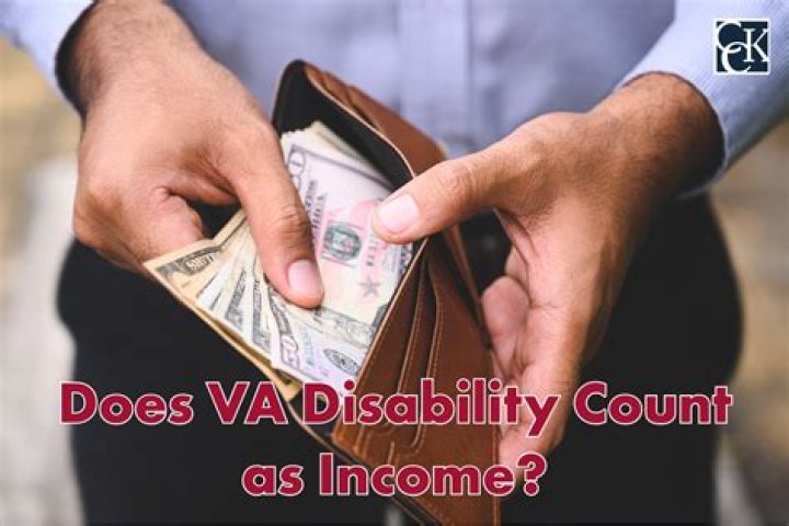 Do VA disability payments count as income?