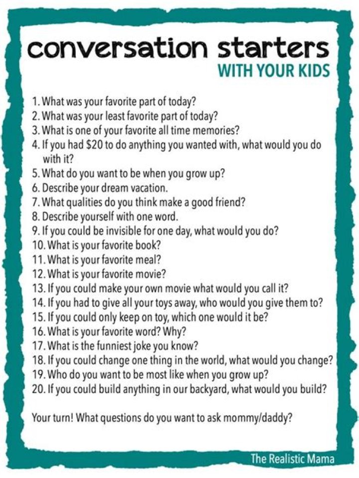 What are starting Questions?